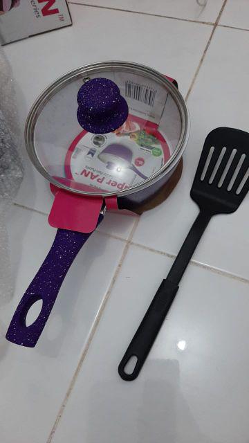 Super Pan Granite Bolde - Purple - Superpan - Asli - Panci  Set