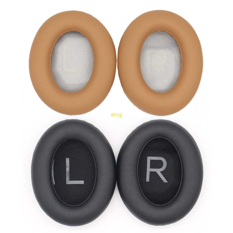 Btsg 2pcs / Set Pad / Bantalan Earpads Pengganti Bahan Busa + Kulit Protein Untuk Headphone NC700 / 700