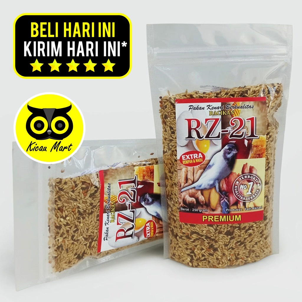 PAKAN RACIKAN KENARI RZ 21 PREMIUM BIJI CANARY SEED CAMPUR PAKAN BURUNG KENARI HARIAN LOMBA PENGGACOR LOMBA PAKAN MASA  TERNAK SUBUR PRODUKTIF PAKAN BURUNG BAHAN KENARI R21PRM