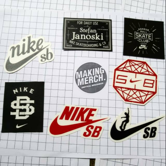 Stiker Nike SB