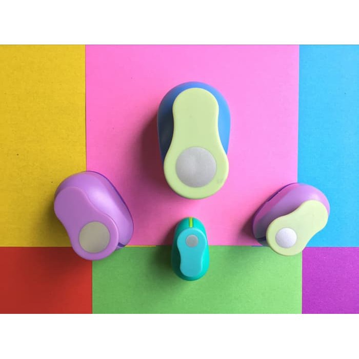 

Set Paper Punch Pembolong Kertas - Round Shape Bulat 5 Size
