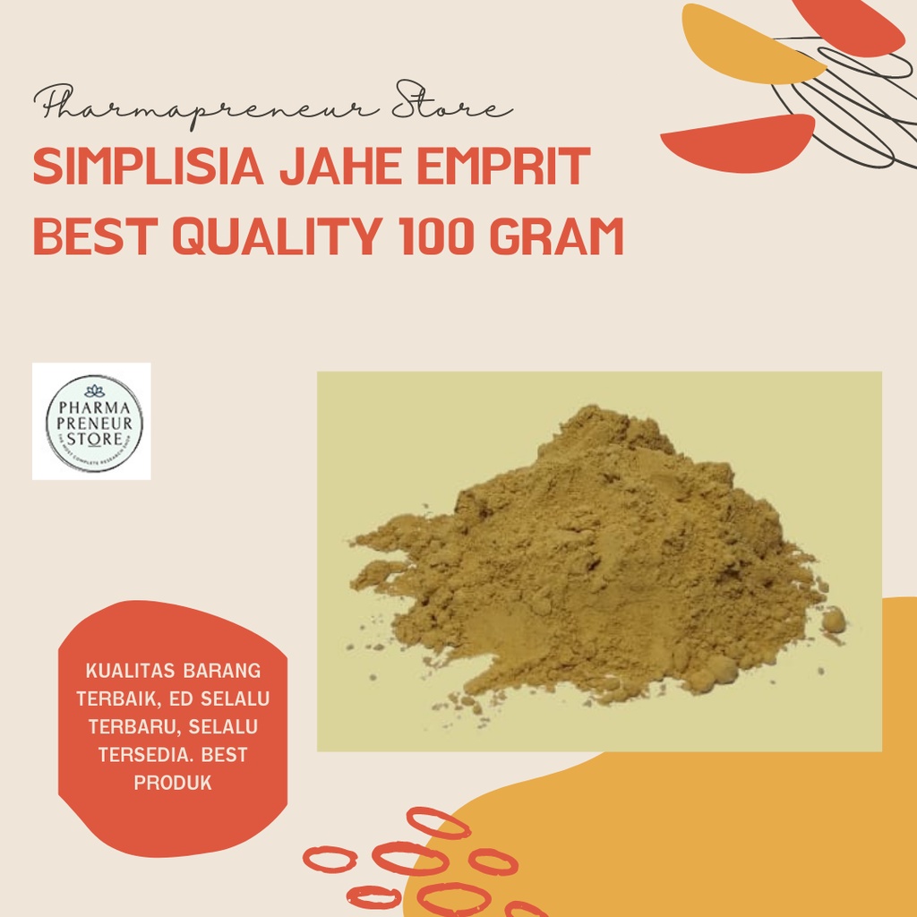 Simplisia Jahe Emprit Best Quality 100 Gram