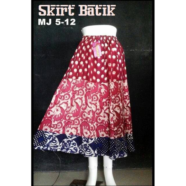 ROK BATIK KLOK SYANTUNG