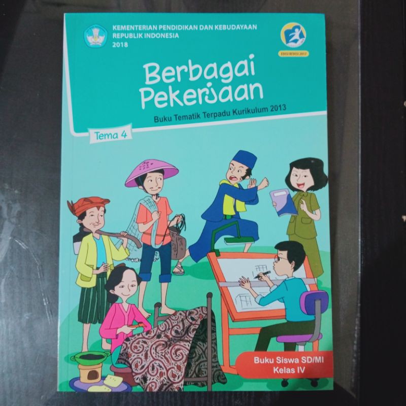 Buku Tematik paket SD Kelas 4 Tema 2,3,4,5