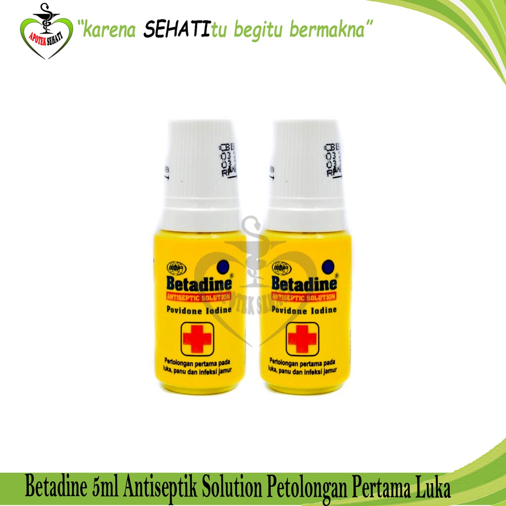 Betadine Cair Antiseptik Obat Luka Betadin Solution Obat Merah Semua Ukuran