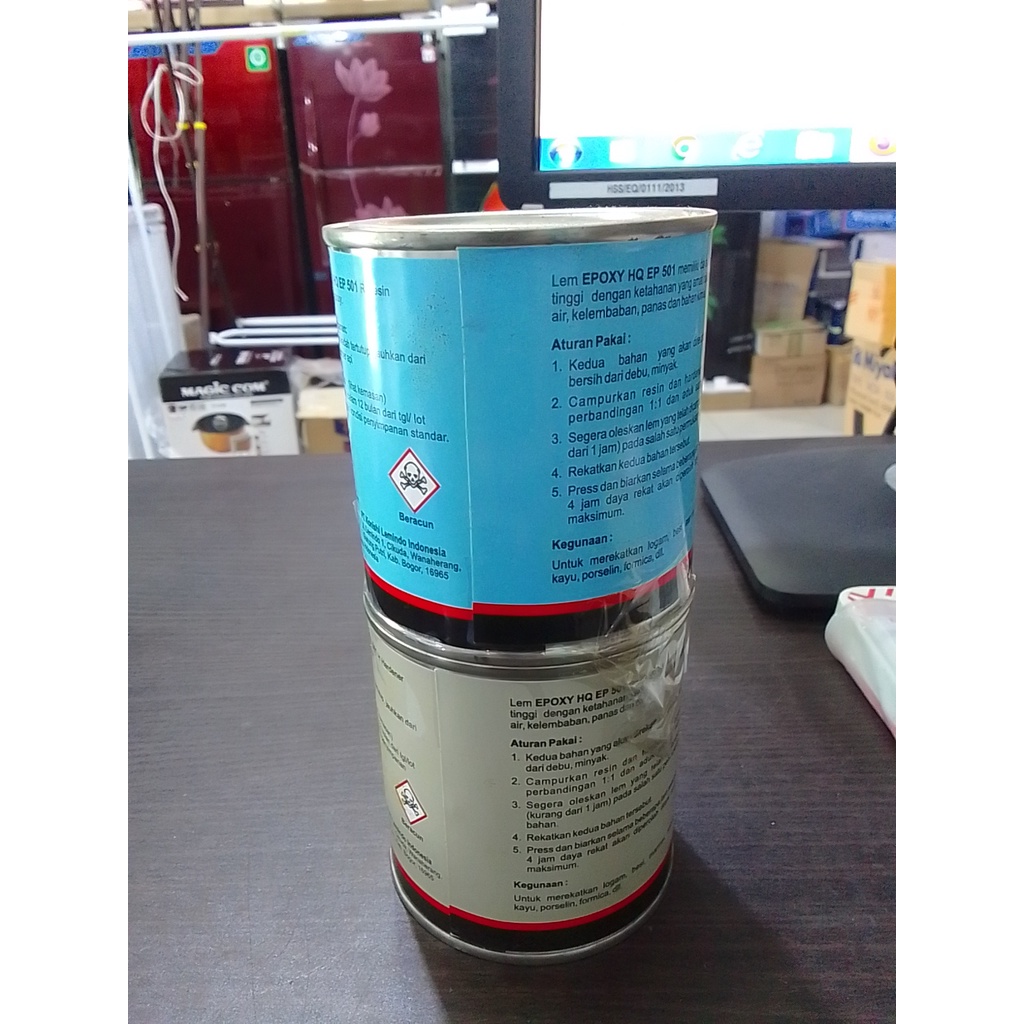 QBOND HIGH QUALITY ADHESIVE EPOXY HQ EP 501 R RESIN & HQ EP 501 H HARDENER