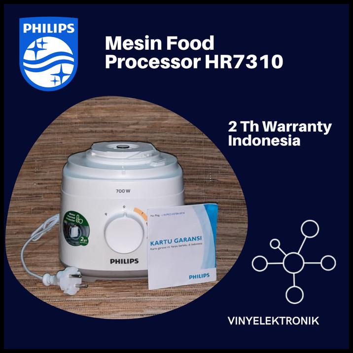 Philips Mesin Food Processor Hr7310 Penggiling Daging Hr-7310 Putih