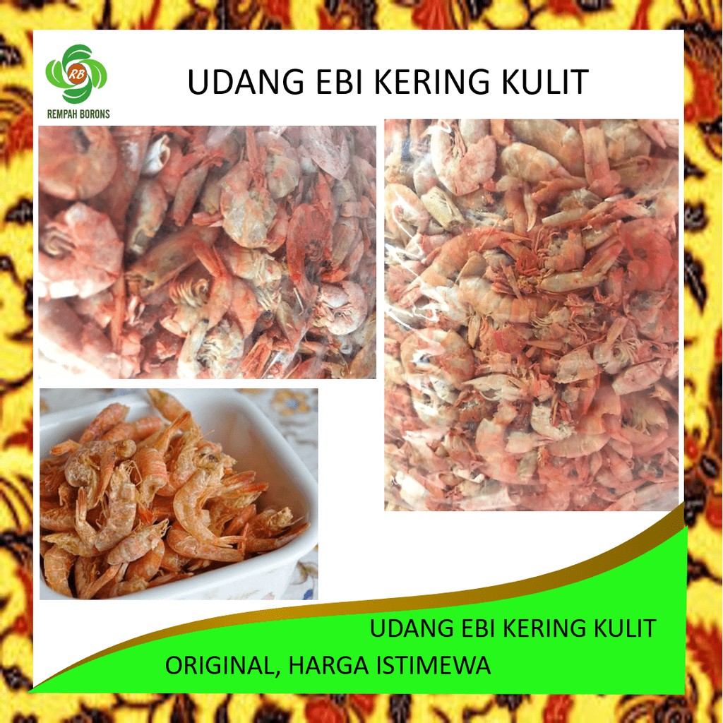 

Ebi Bagus Udang Kering 250 gr, 500 gr, 1 kg