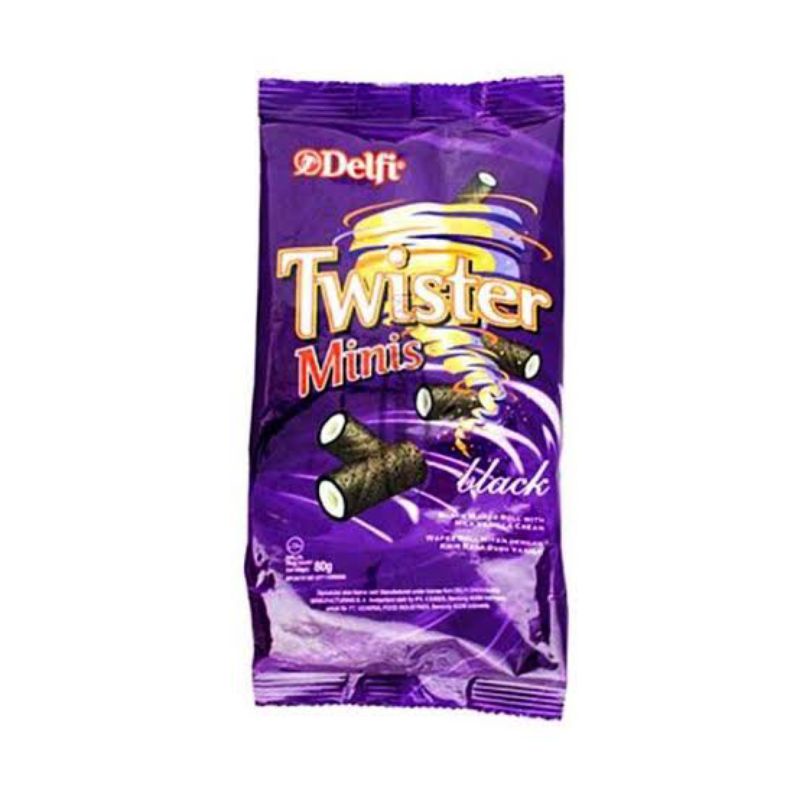 

Delfi Twister Minis Black Vanilla 70g