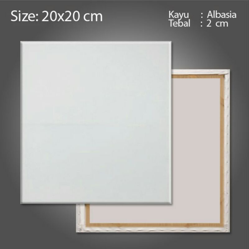

KANVAS LUKIS 20x20 cm murah