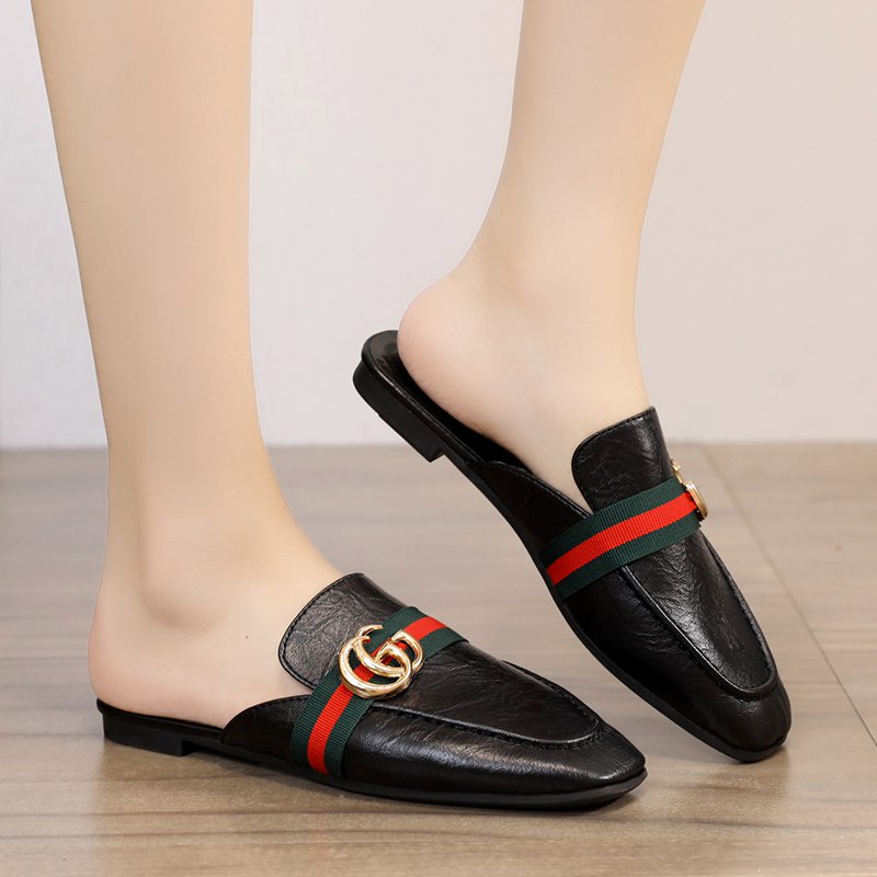 23350 Sepatu Murah Wanita Import Sepatu Kerja Kantoran Kekinian Slip On Selop