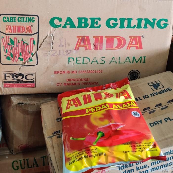 

Cabe Bubuk Giling Aida 500 gr Bumbu Tabur Cabai Asli Premium READY Berkualitas