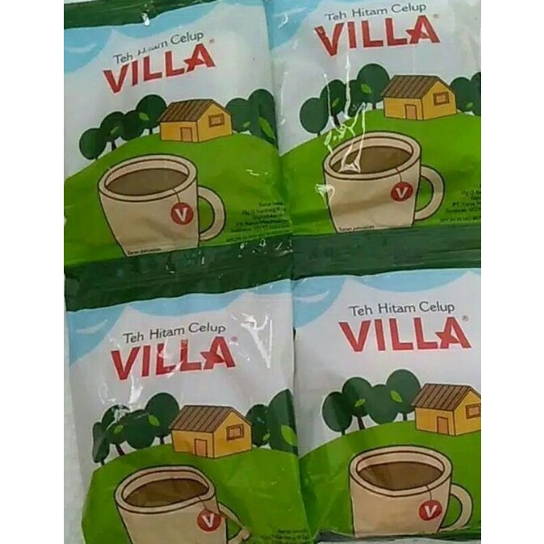 TEH CELUP VILLA 1RENCENG ISI 12 SACHET