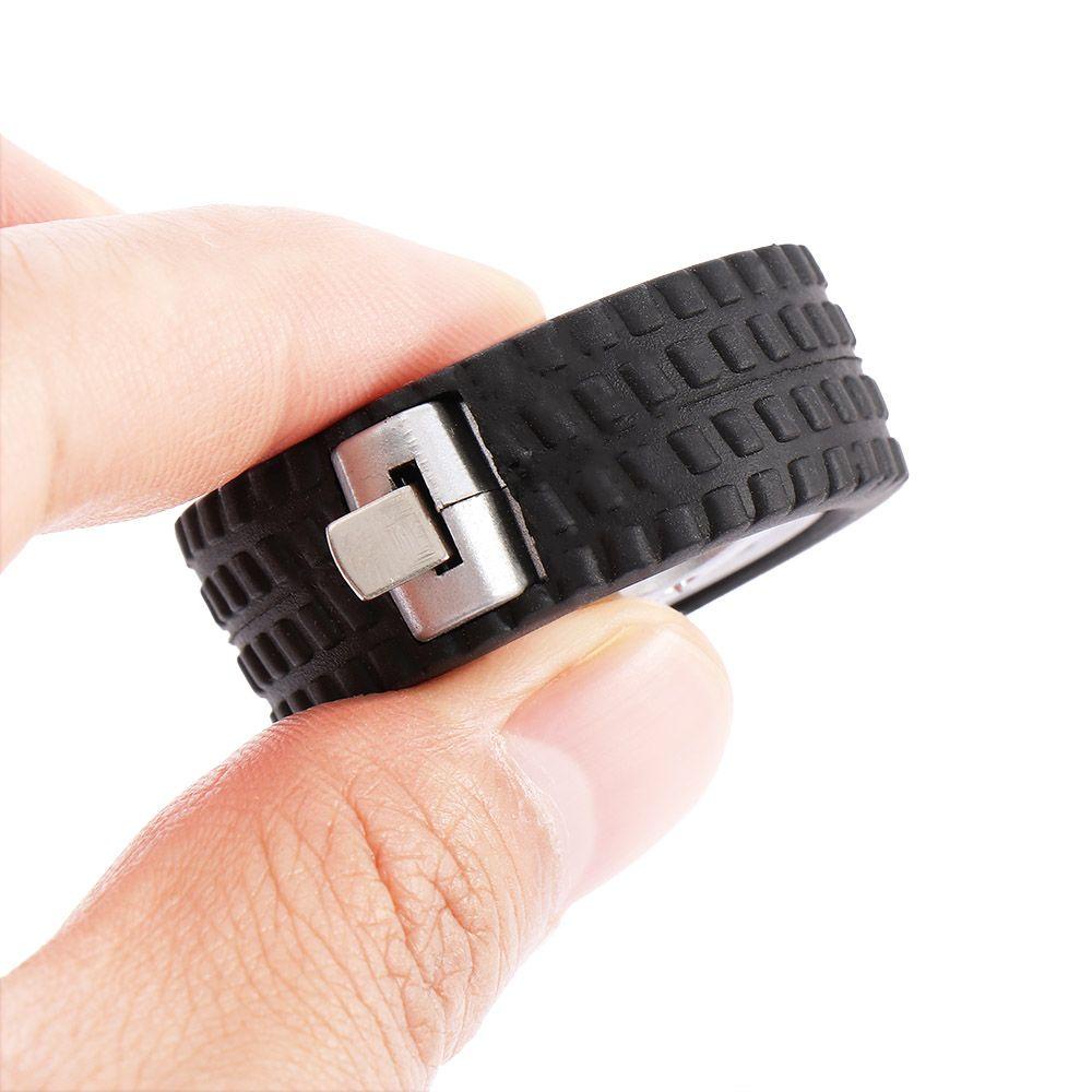 Lanfy Tape Measures Retractable Keyring Alat Ukur Plastik Bentuk Ban
