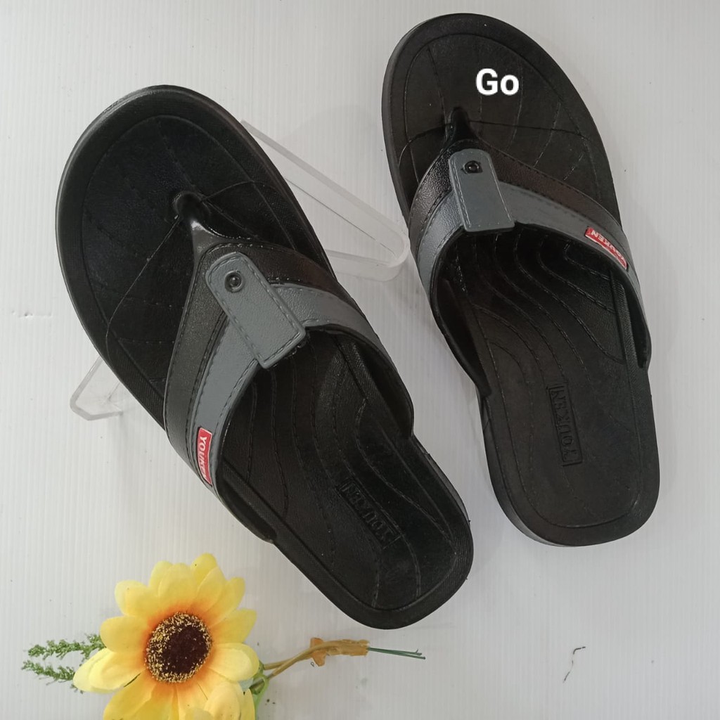 gos YOUKEN HOKI Sandal Gunung Japit Pria Bahan Karet 38/43