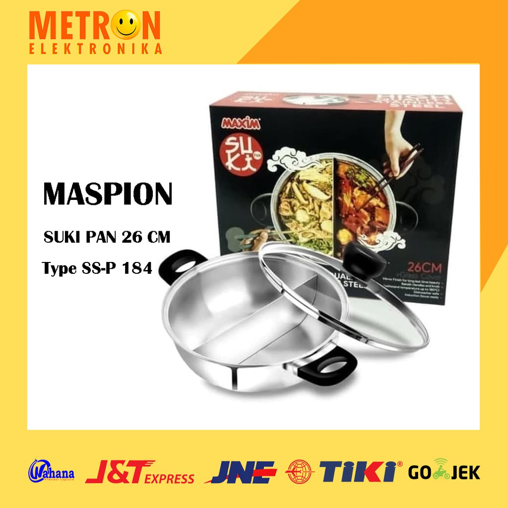 MASPION SS P 184 / MAXIM SUKI PAN 26 CM GC / PANCI SUKI / SSP184