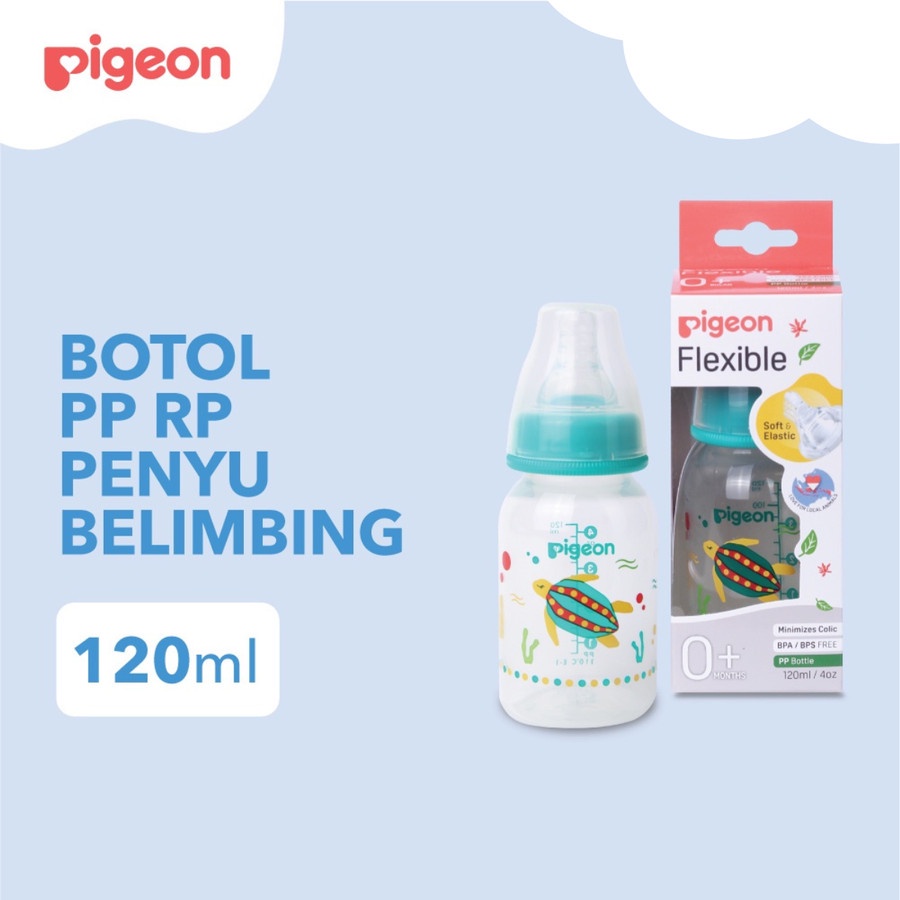 Pigeon Bottle Flexible Local Animal PP 50 120 240 ML