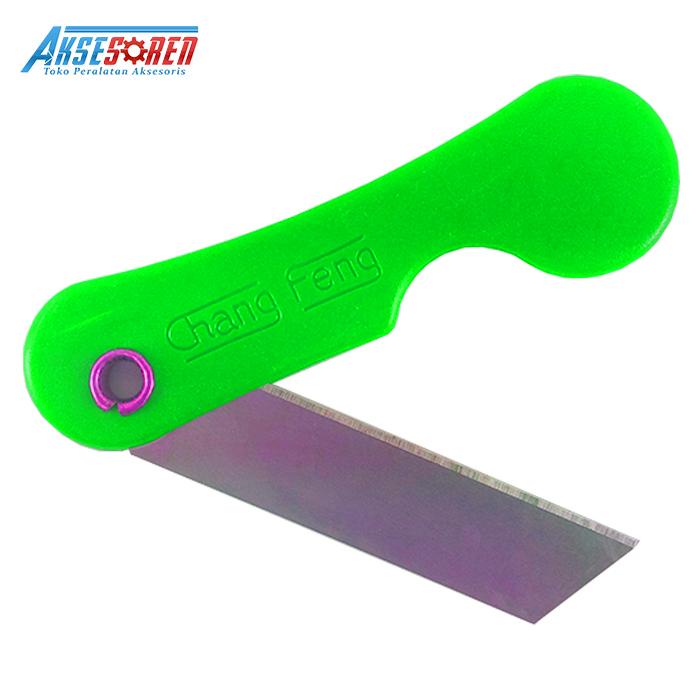 

PISAU SAKU LIPAT MINI WARNA HANGFENG [KECIL] / CUTTER MINI / CUTER LIPAT KECIL / KATER / KATTER