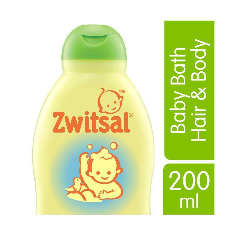 Zwitsal Natural Baby Bath 2-in-1 Hair &amp; Body 200ml