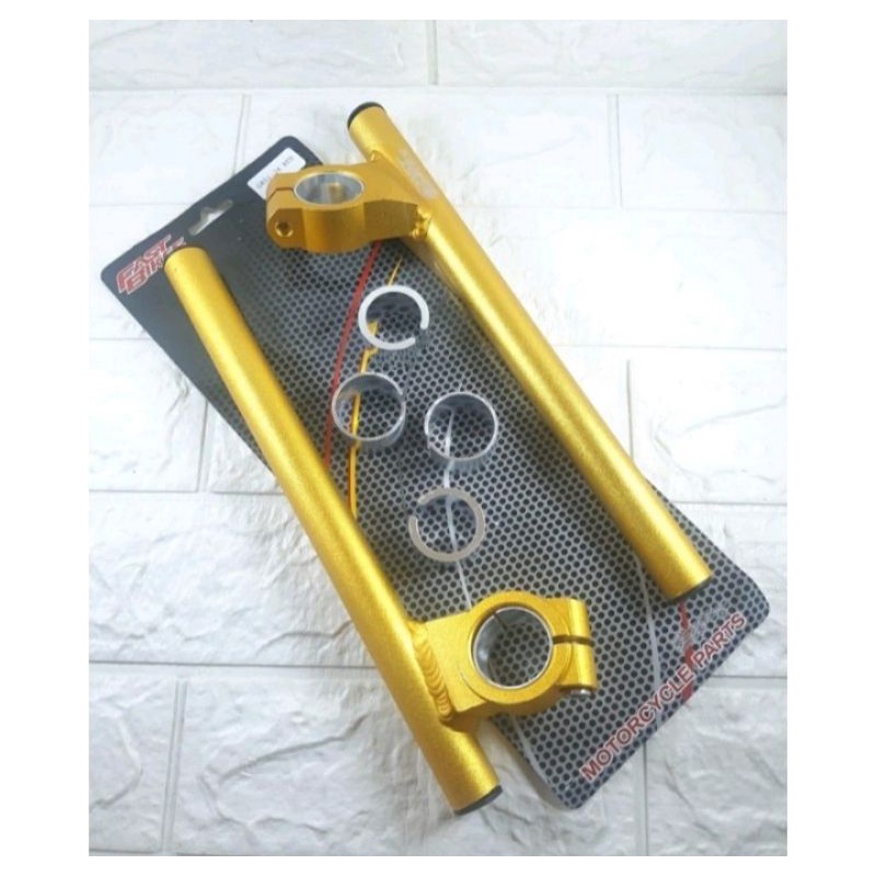 STANG JEPIT DRAG 15 DERAJAT MODEL QTT SATRIA FU 150/SONIC/VIXION/RXKING/NINJA