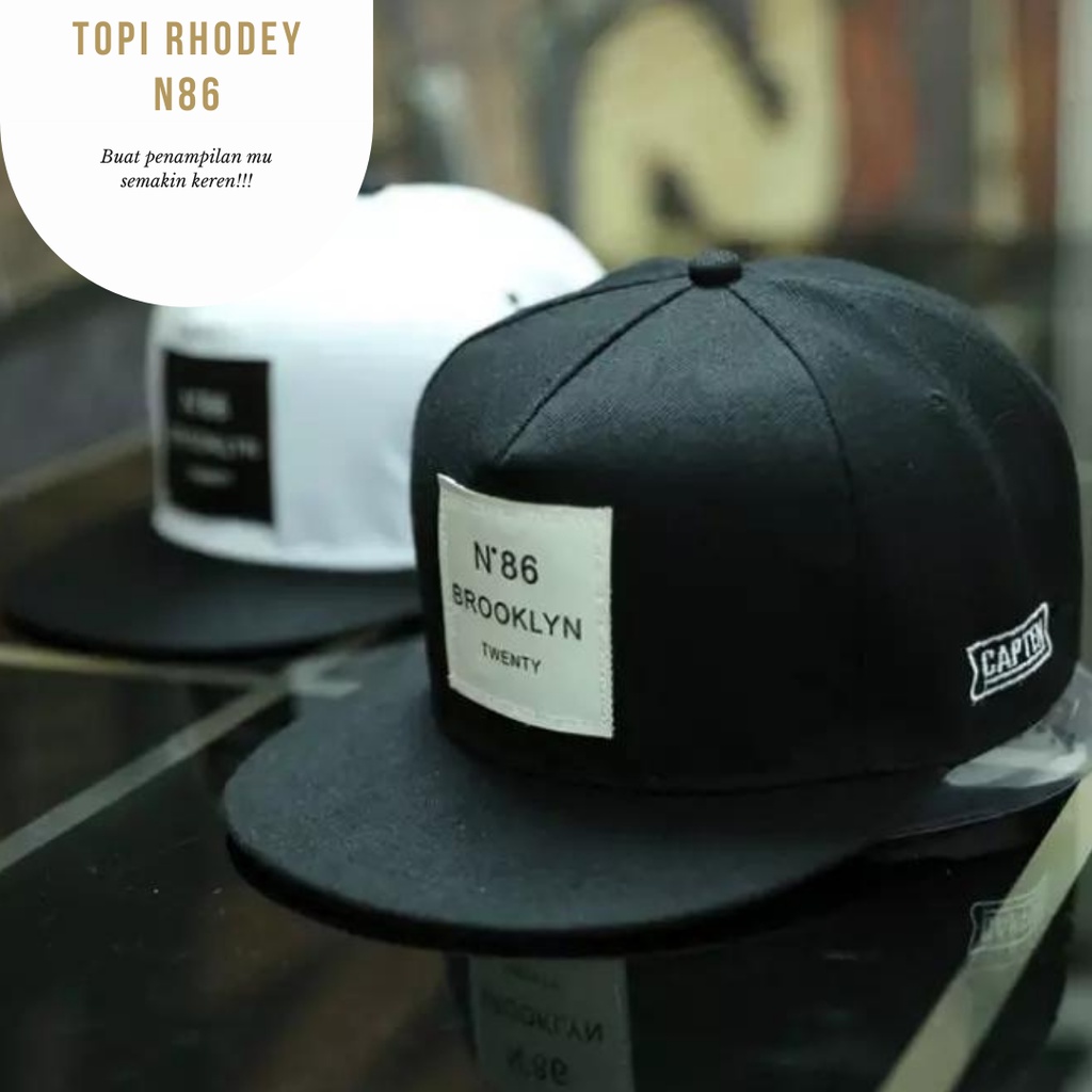 Best Seller!! Rhodey Topi Snapback Hip Hop Hat N86 Brooklyn Twenty