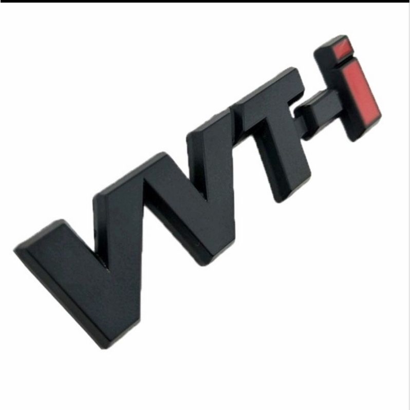 Stiker Emblem Mobil VVTi Bahan METAL