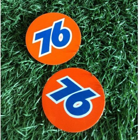 Stiker sablon 76 Lubricant oil
