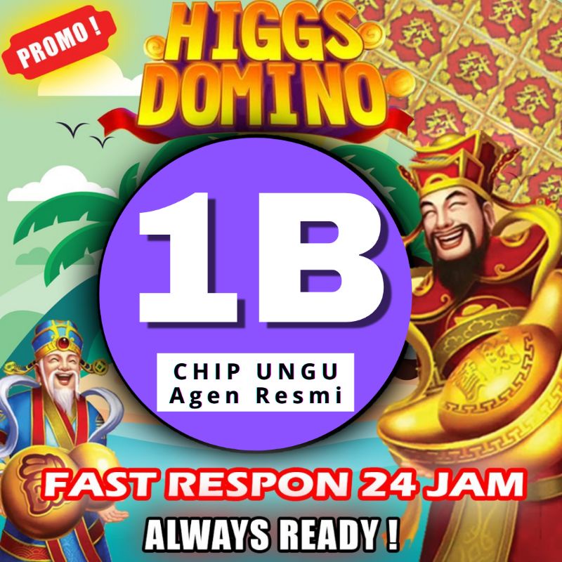 CHIP UNGU MD HOKI HIGGS DOMINO ISLAND 1B 2B 400M 200M ECER CIP KOIN SLOT DOMINO