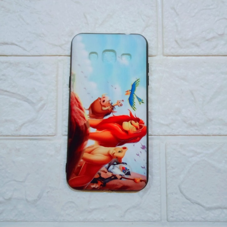 Case Handphone Samsung J3 Motif Kartun Lion King Realpict