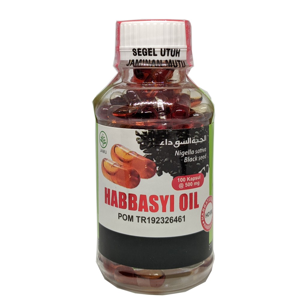 Habbasy Oil HNU 100 Kapsul | Habbatussauda Habbasy Oil 100 kpsl HNU