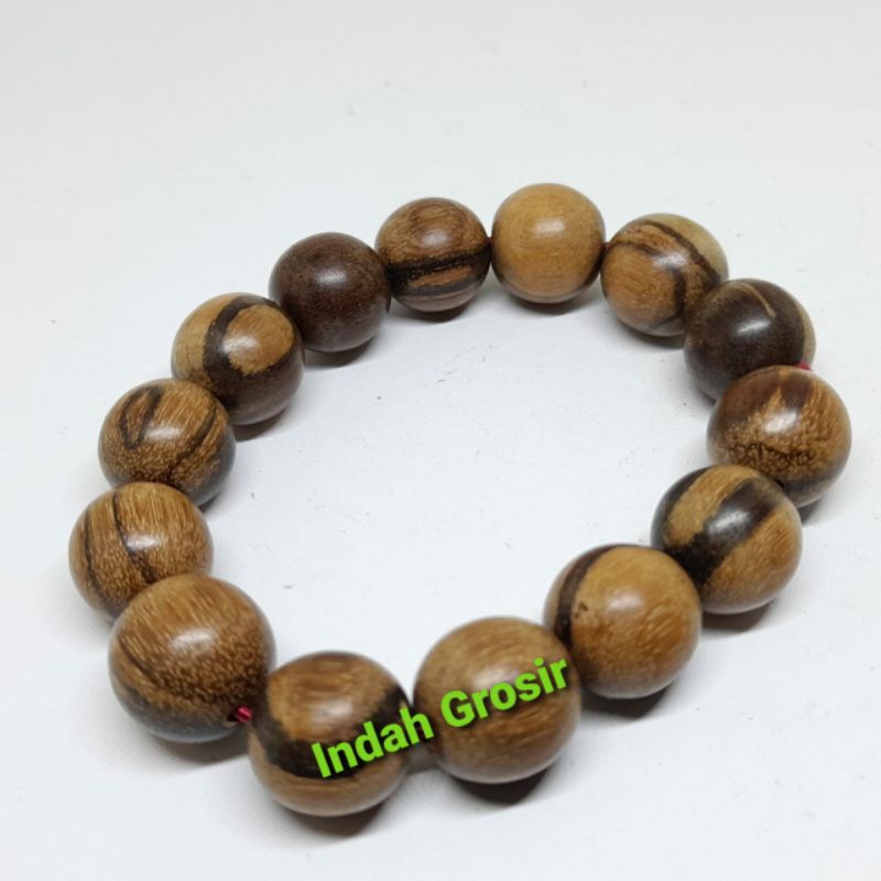 GELANG GAHARU SEBRA DIM 14MM ORIGINAL