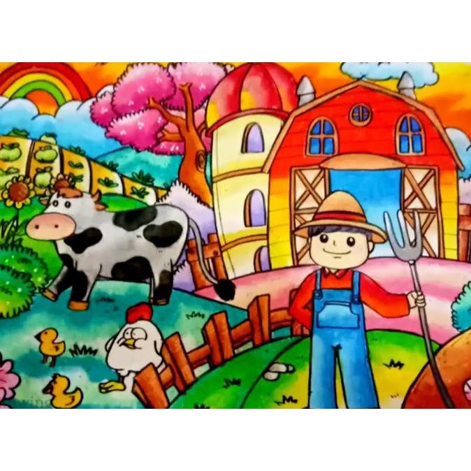 Jual Oil Pastel Crayon Mewarnai Dong A 36 Warna Korea Biru Shopee Indonesia