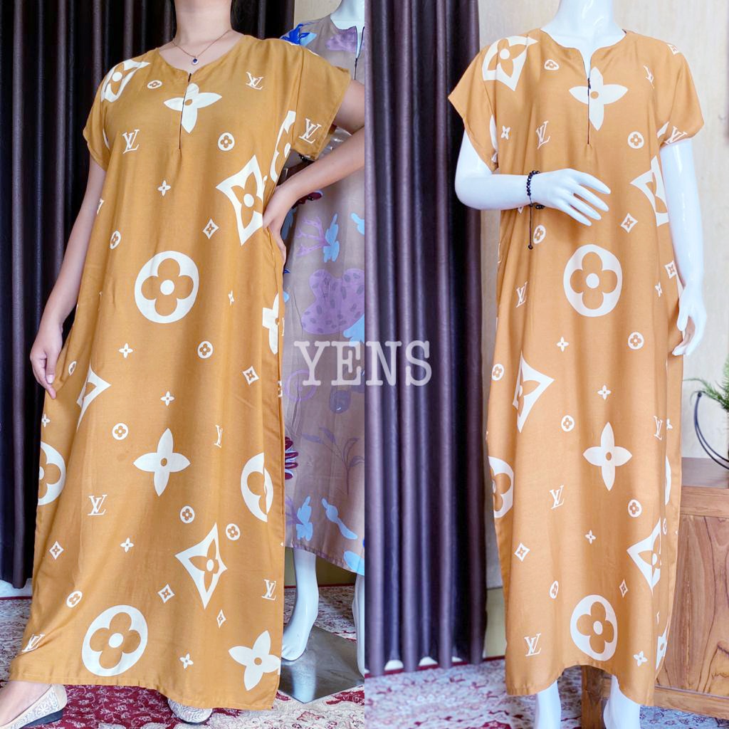 Daster Bali Long dress baju tidur wanita XXL Resleting