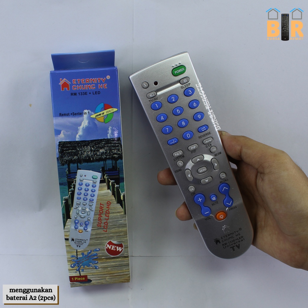 Remot / Remote TV MULTI UNIVERSAL TABUNG LCD LED china series (jvc, changhong, lg, tcl, dll)