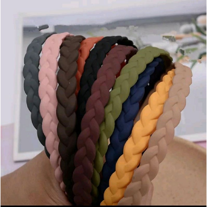 Bando korea doff polos bando thin matte headband bando matte bando premium warna