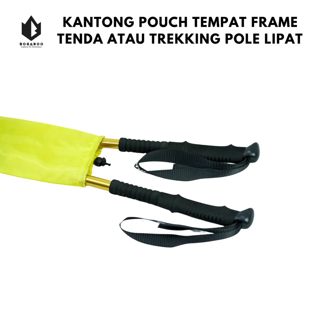 Stuff sack bogaboo  - Tempat frame Alloy - sarung frame - pouch frame - kantung frame - kantong Tongkat - tas frame - tempat tracking pole