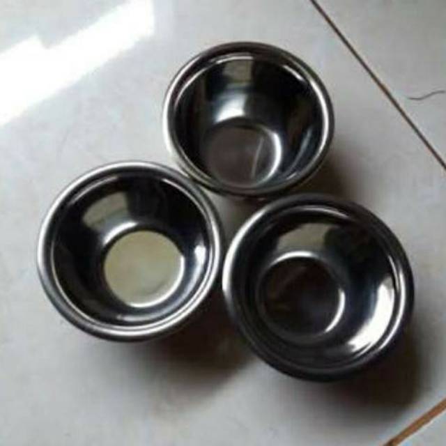 IODINE CUP COM BETADIN 6CM 8CM 10CM MANGKUK STAINLESS STEEL TEBAL