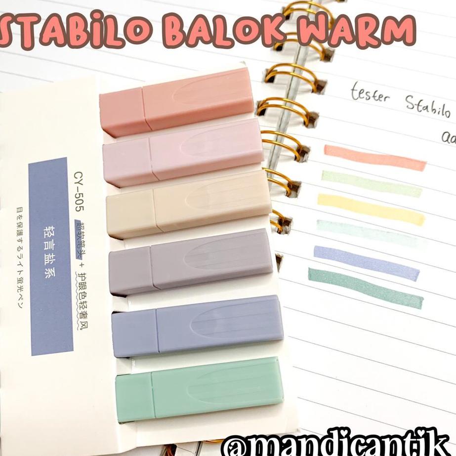 

Promo - 1box Highlighter Pastel Edition Edisi Warna soft LILAC pink Bukan Stabilo BOx Hampers ,,