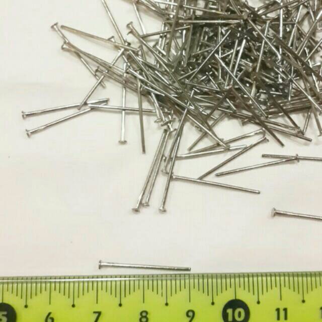 Headpin silver 20mm