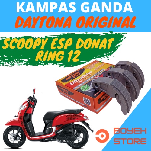Kampas Ganda Scoopy ESP Donat Ring 12 Daytona 4637