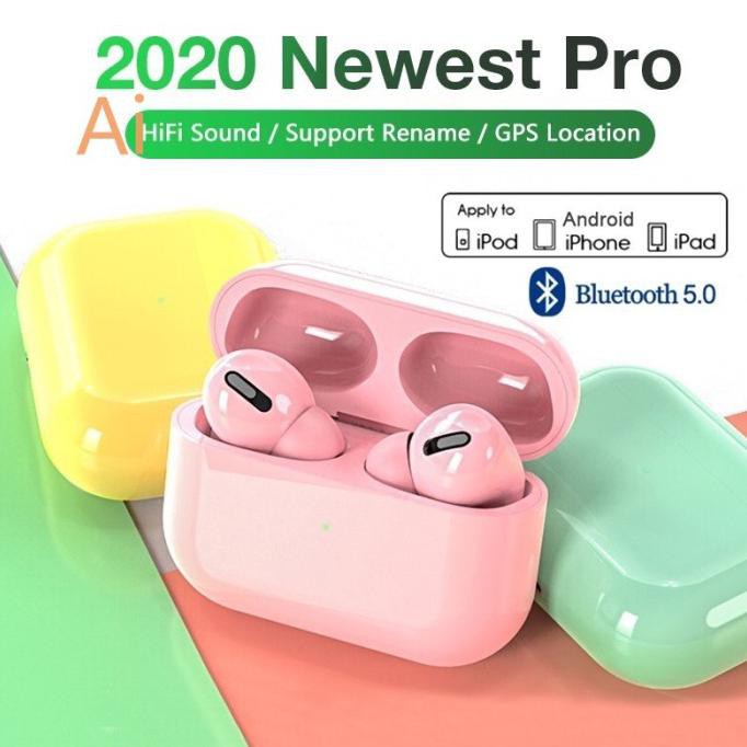 Inpods i13 Pro Airpod Macaron TWS Earphone Bluetooth Android Ios - Hitam AP158