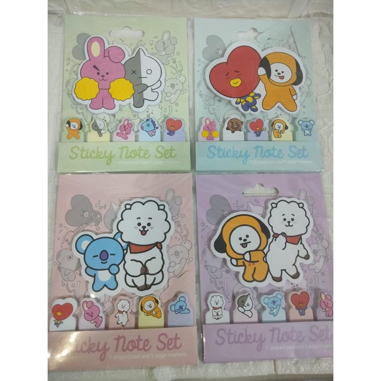 

Sticky Notes BT21 Set