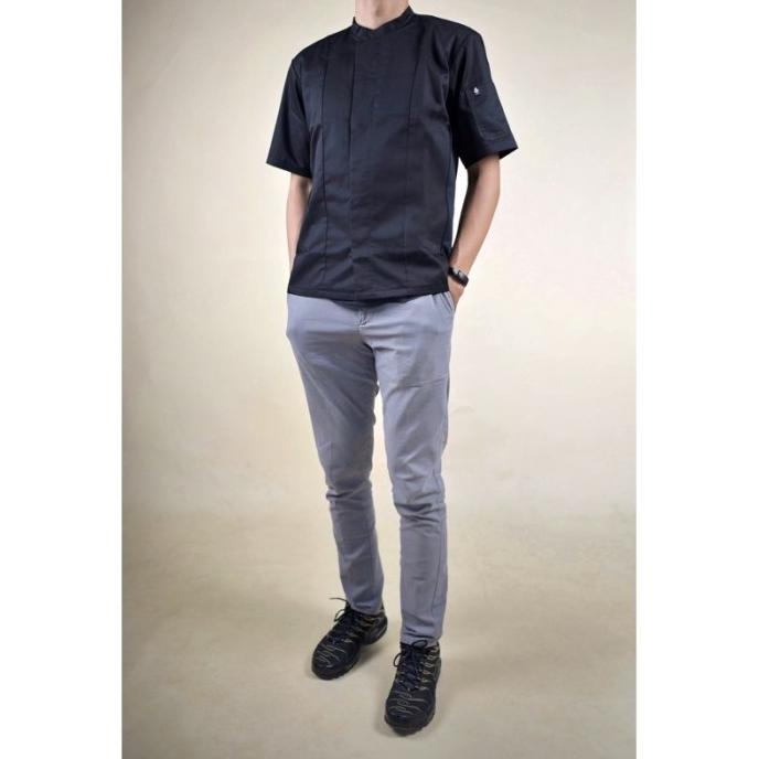 New York Chef Jacket Short Sleeves Aksara Chef Jacket Baju Chef Baju K