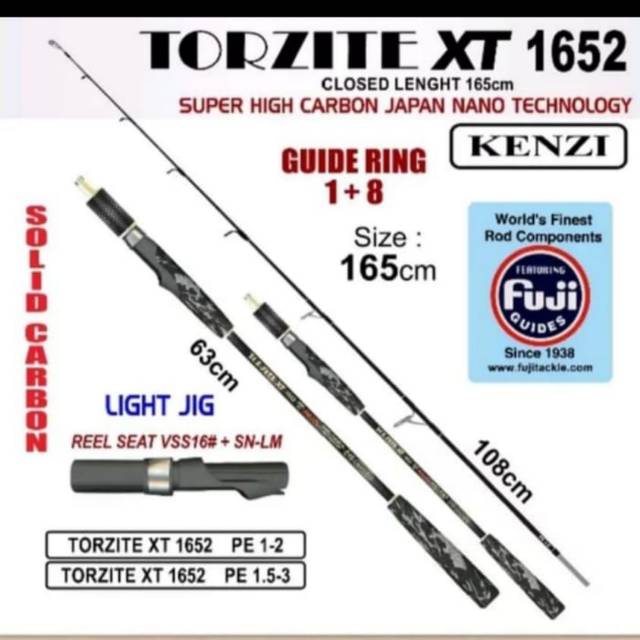 JORAN KENZI TORZITE PANJANG 165CM 1.5-3LB FUJI
