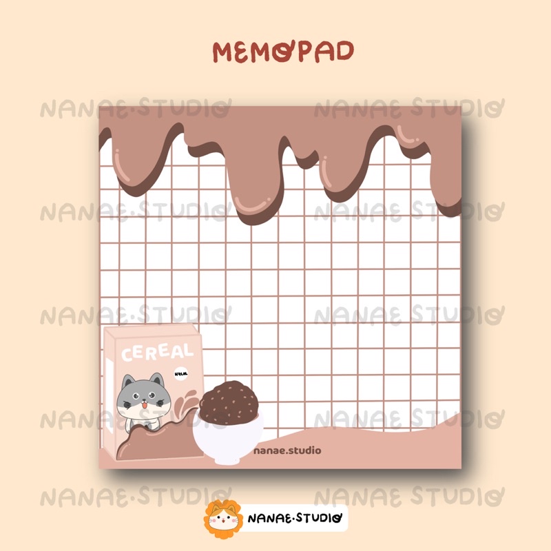 

Memopad - Wafer Choco MP16 | Nanae.studio