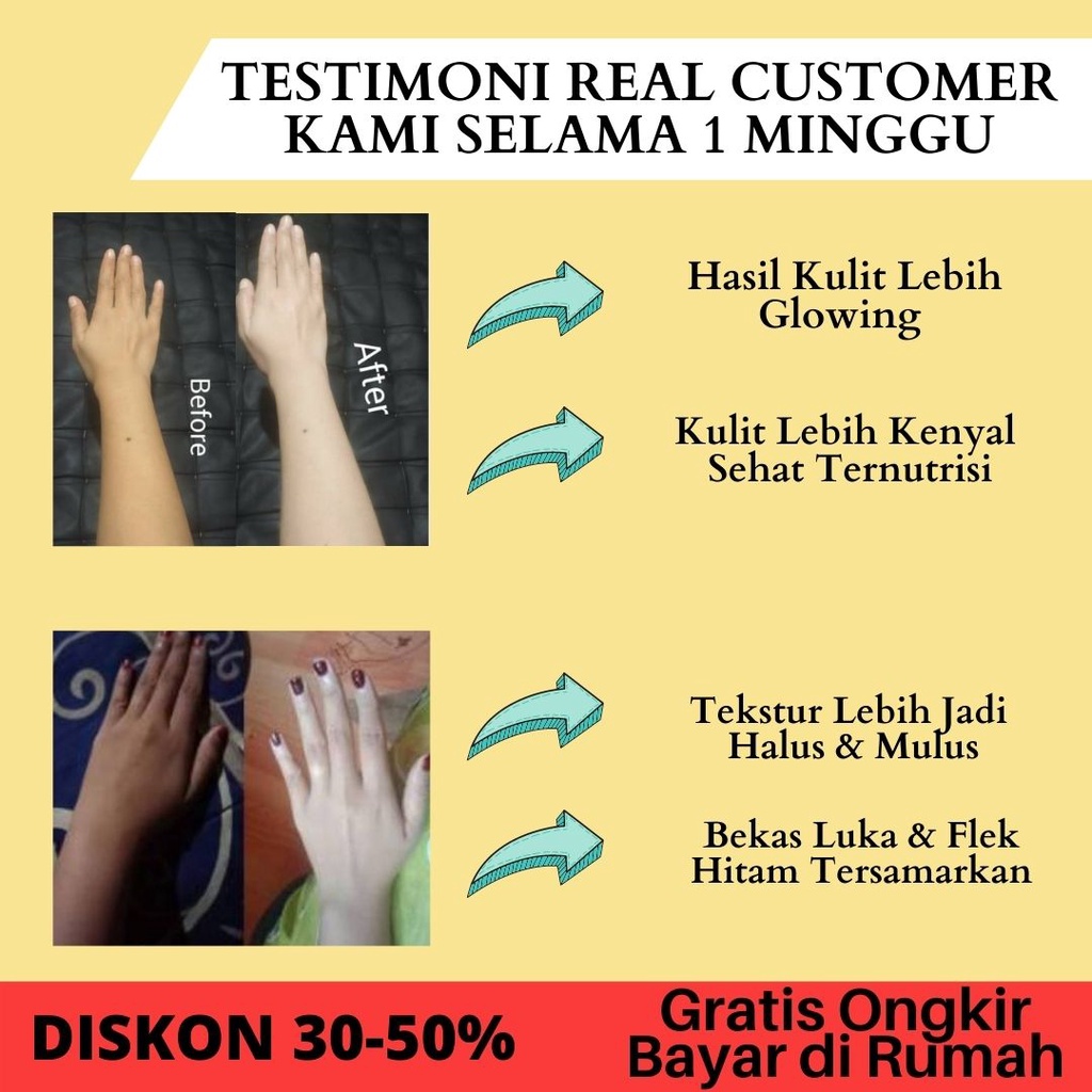 LOTION - PEMUTIH BADAN - PENGHILANG DAKI - Vampire BPOM 500ML