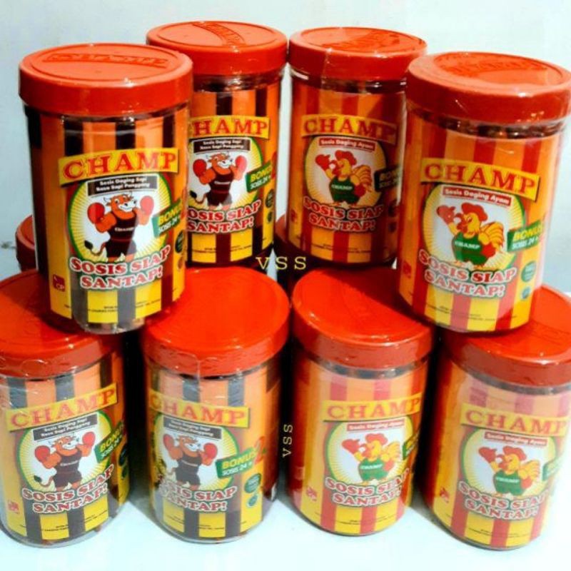 Champ Sosis Sapi 480Gr - Kemasan Toples