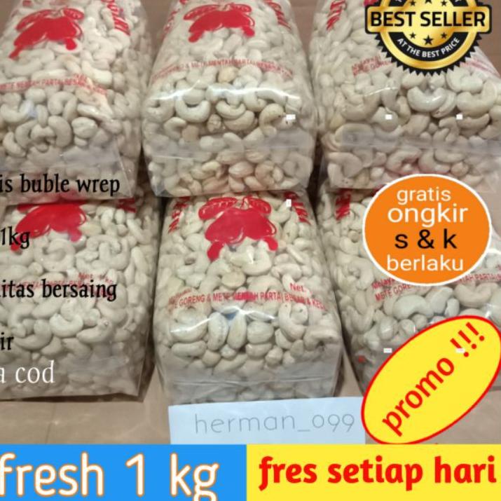 

Ready Stok KACANG METE MEDE WONOGIRI 1kg MENTAH produck vyralral