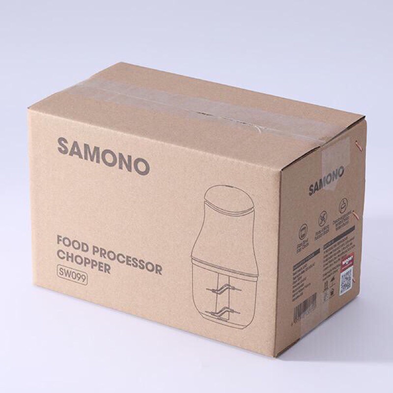 SAMONO Blender Daging Elektrik Portable Multifungsi Meat Glinder Food Processor 200W 0.3L SW099 ORI