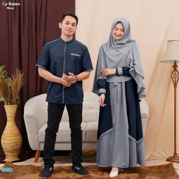 Abu Abu Baju Couple Kondangan Kekinian : Elegan Glamor ...